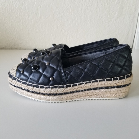 Karl Lagerfeld | Diya Platform Espadrille Flats - Picture 2 of 8